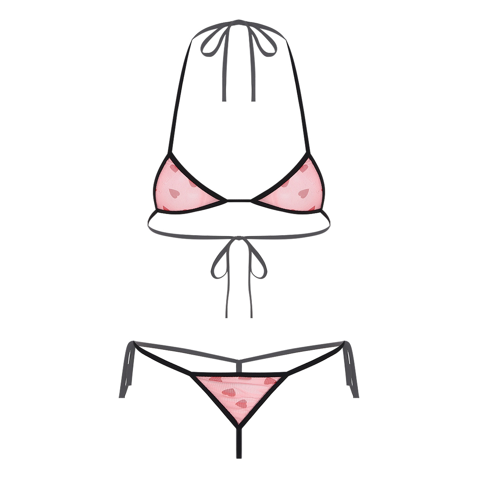 Womens Micro Mini Bikini Linge - Lace Bralette Set recension och pris