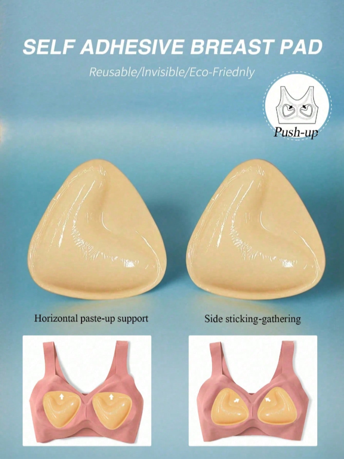 2pcs Reusable Double-Sided Adh - Strapless Bra Adhesive recension och pris