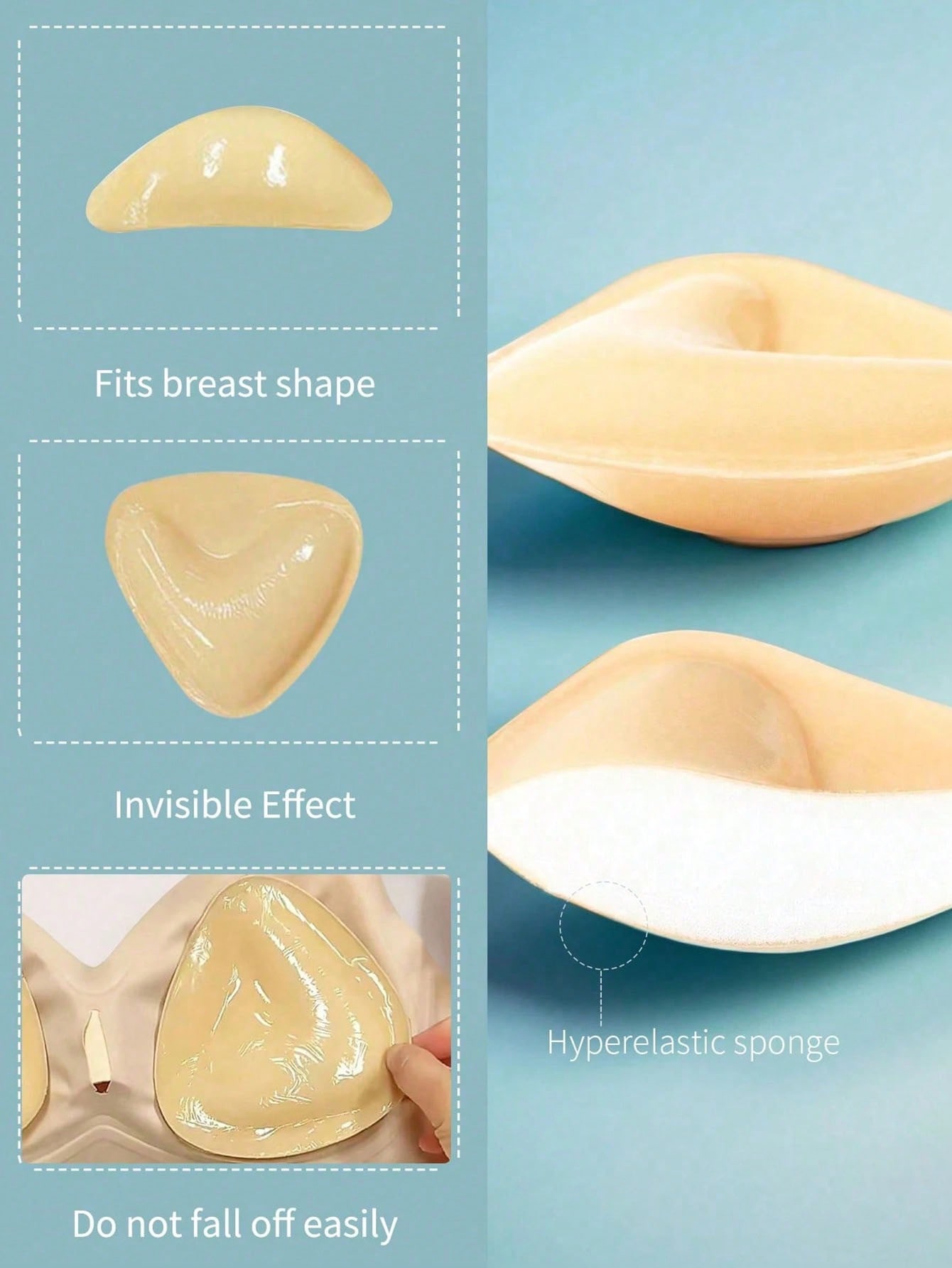 2pcs Reusable Double-Sided Adh - Strapless Bra Adhesive recension och pris