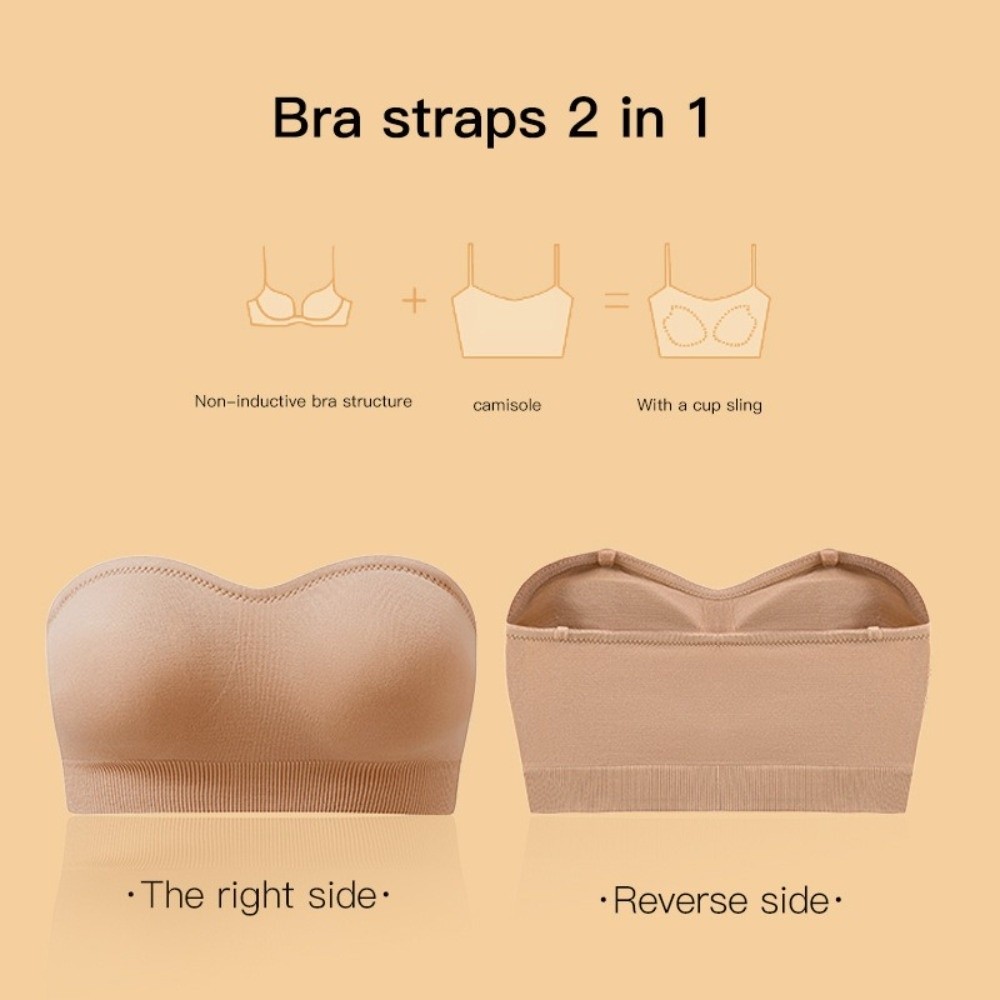 Soft with Padding Strapless Ba - Push Up Bra Silicone recension och pris