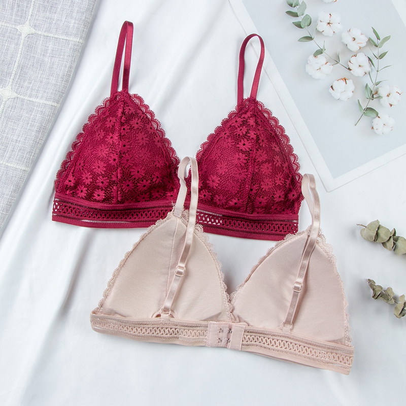 Sexy Floral Lace Bra Top For W - Lace Bralette Set recension och pris